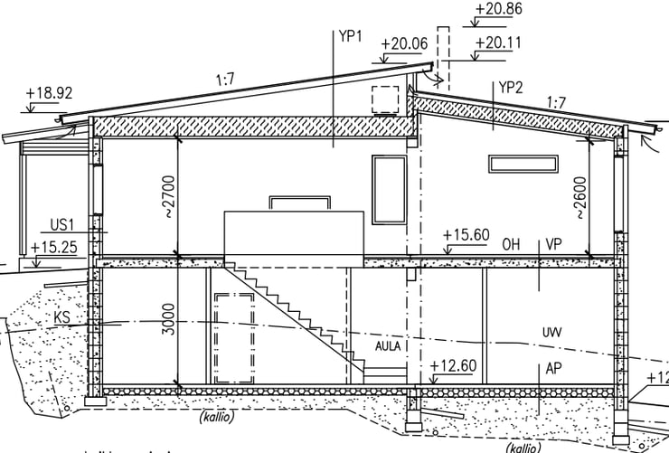 Laajasalonkaari_A_leikkaus