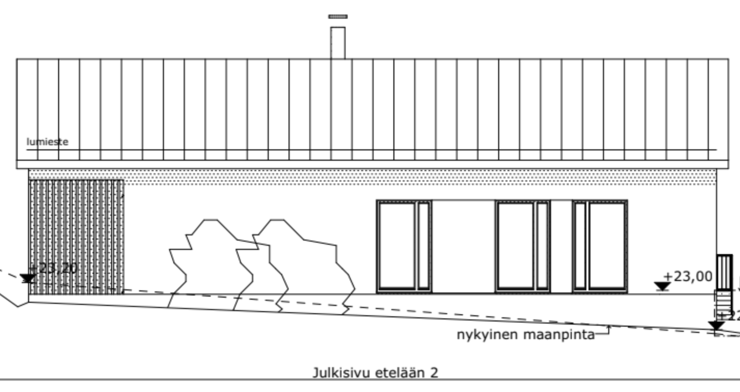 Suurpelto, Espoo_julkisivu_etelään