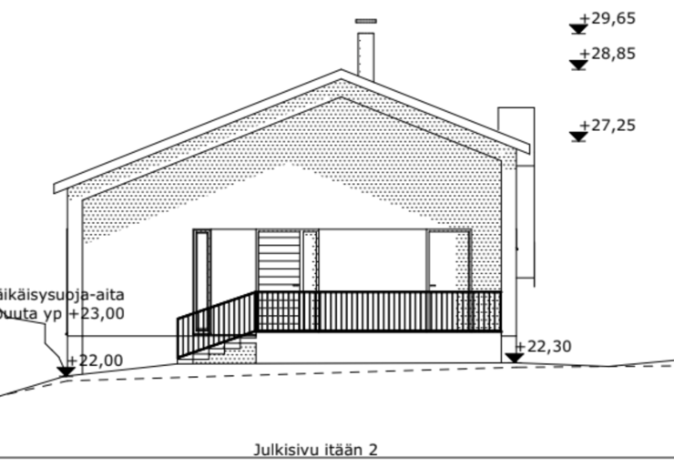Suurpelto, Espoo_julkisivu_itään