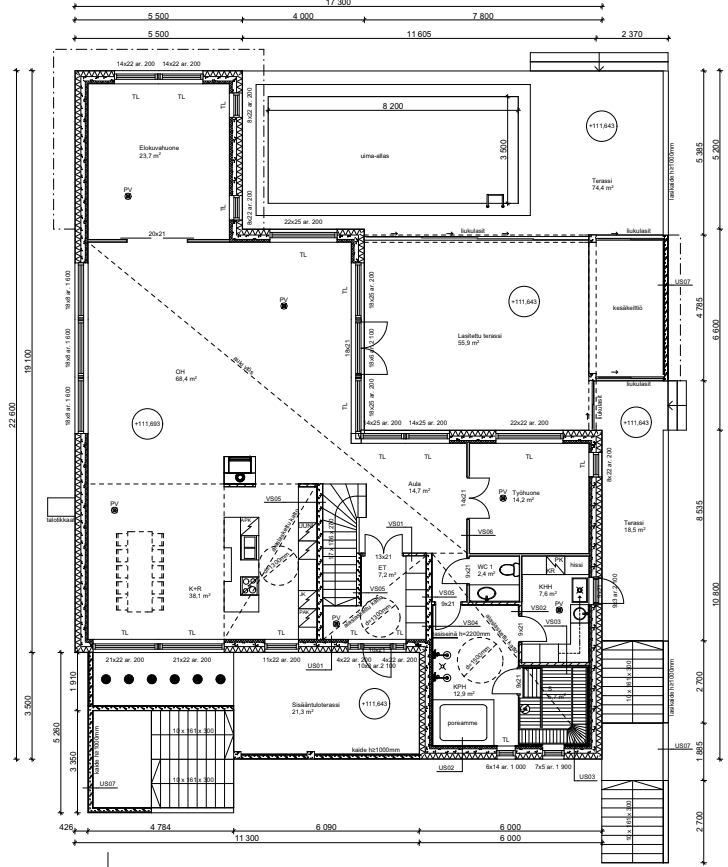 2022-08-25_Passiivikivitalot_Vesilaitoksentie27_1.krs_pohja