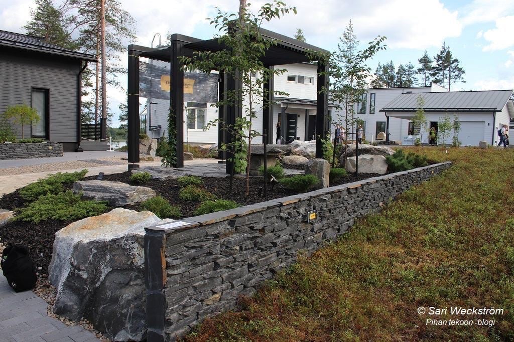 Stonelement Stonewall Harmaja Saimaa matala muuri